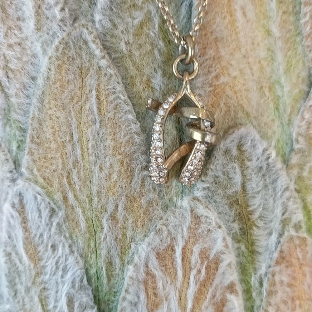 JUICY COUTURE WISH BONE NECKLACE - Picture 9 of 15